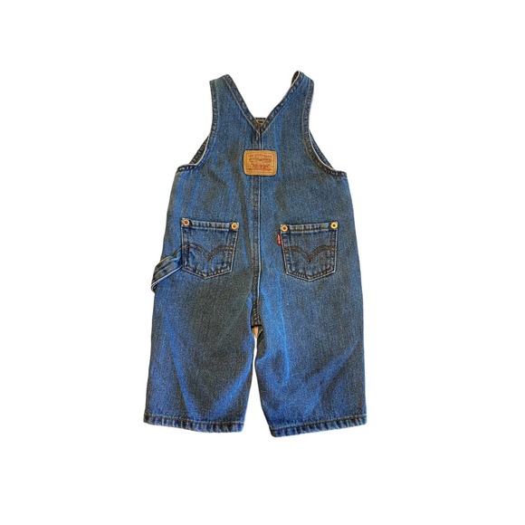 Baby Levi Overalls 6-9 months Soft Denim Ready for Fall!!! - Picture 2 of 5